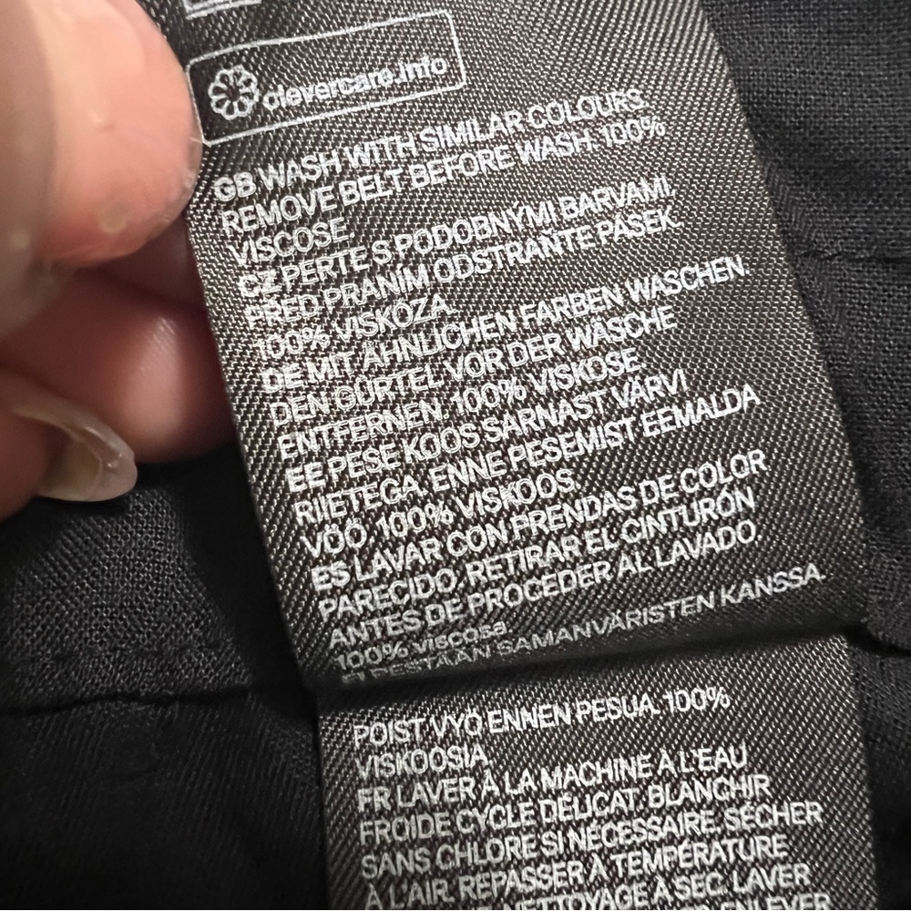 H&M Paperbag Pull On Pants 10 NWT - Picture 7 of 7